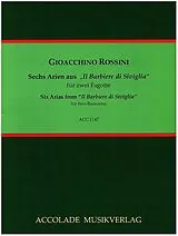 Gioacchino Rossini Notenblätter 6 Arien aus Il Barbiere di Siviglia