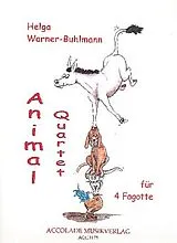 Helga Warner-Buhlmann Notenblätter Animal Quartet für 4 Fagotte