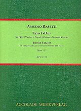 Amédeo Rasetti Notenblätter Trio F-Dur op.13,1