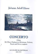 Johann Adolph Hasse Notenblätter Concerto F-Dur