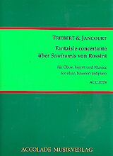 Louis-Marie-Eugène Jancourt Notenblätter Fantaisie concertante über Semiramis