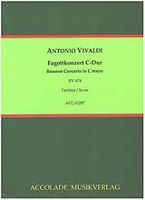 Antonio Vivaldi Notenblätter Konzert C-Dur RV 474