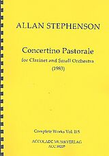 Allan Stephenson Notenblätter Concertino Pastorale für Klarinette
