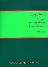 Gabriel Urbain Fauré Notenblätter Pavane