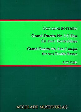 Giovanni Bottesini Notenblätter Grand Duetto C-Dur Nr.2