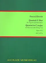 Franz Danzi Notenblätter Quartett C-Dur op.40,1