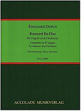 Édouard Dupuy Notenblätter Konzert Es-Dur