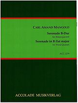 Carl Ludwig Armand Mangold Notenblätter Serenade für Flöte, Oboe, Klarinette
