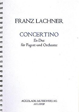 Franz Paul Lachner Notenblätter Concertino Es-Dur