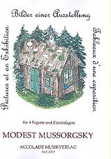 Modest Mussorgski Notenblätter Bilder einer Ausstellung