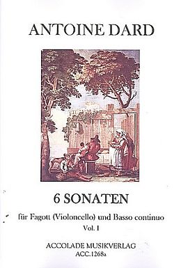 Antoine Dard Notenblätter 6 Sonaten Band 1 op.2