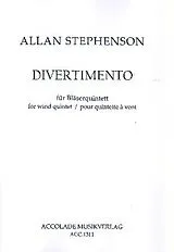 Allan Stephenson Notenblätter Divertimento für Flöte, Oboe, Klarinette
