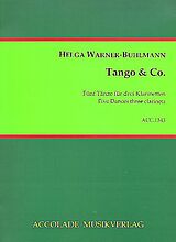 Helga Warner-Buhlmann Notenblätter Tango und Cofür 3 Klarinetten
