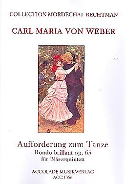 Carl Maria von Weber Notenblätter Aufforderung zum Tanz op.65 für Flöte
