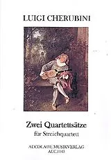 Luigi Cherubini Notenblätter 2 Quartettsätze für 2 Violinen, Viola