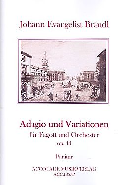Johann Evangelist Brandl Notenblätter Adagio und Variationen op.44