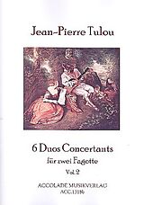 Jean-Pierre Tulou Notenblätter 6 Duos concertantes Band 2 (Nr.4-6)