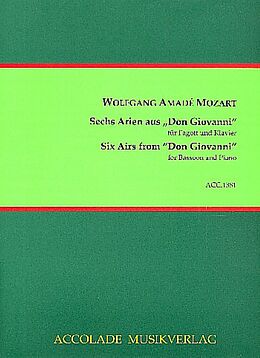 Wolfgang Amadeus Mozart Notenblätter 6 Arien aus Don Giovanni