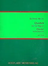 Ludwig Milde Notenblätter Quartett für 4 Fagotte