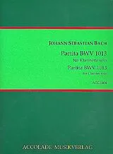 Johann Sebastian Bach Notenblätter Partita d-Moll BWV1013