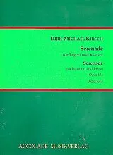 Dirk-Michael Kirsch Notenblätter Serenade op.15a für Fagott und Klavier