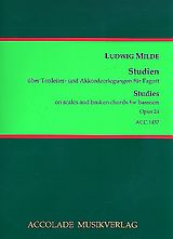 Ludwig Milde Notenblätter Studien über Tonleiter- und Akkordzerlegungen