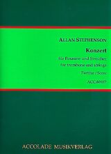 Allan Stephenson Notenblätter Konzert für Posaune und Streichorchester