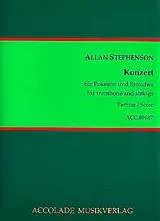 Allan Stephenson Notenblätter Konzert für Posaune und Streichorchester