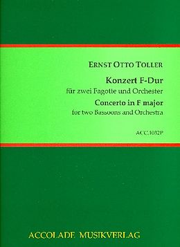 Ernst Otto Toller Notenblätter Konzert