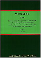 Victor Bruns Notenblätter Trio op.97