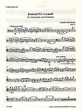 Camille Saint-Saens Notenblätter Konzert a-Moll Nr.1 op.33