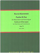 Franz Vinzenz Krommer Notenblätter Partita B-Dur op.78