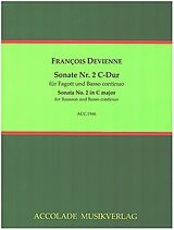 Francois Devienne Notenblätter Sonate C-Dur Nr.2