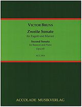 Victor Bruns Notenblätter Sonate Nr.2 op.45