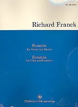 Richard Franck Notenblätter Sonaten