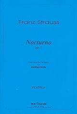 Franz Strauss Notenblätter Nocturno op.7