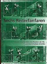 Jan Dismas Zelenka Notenblätter 6 Reiterfanfaren für 4 Trompeten und