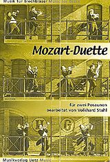 Wolfgang Amadeus Mozart Notenblätter Duette für 2 Posaunen