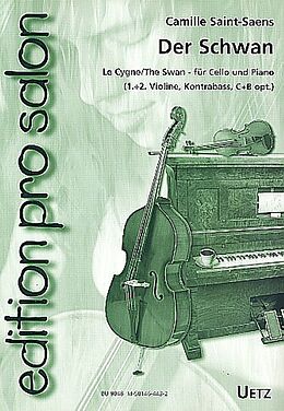 Camille Saint-Saëns Notenblätter Der Schwan für Violoncello und Klavier