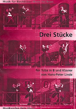 Hans Peter Linde Notenblätter 3 Stücke für Tuba und Klavier