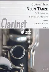 Joachim J. K. Kunze Notenblätter 9 Tänze für 3 Klarinetten
