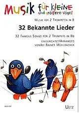 Notenblätter 32 Bekannte Lieder