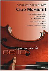 Magdalena König Notenblätter Cello Momente Band 1