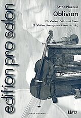 Astor Piazzolla Notenblätter Oblivion für Violine, Violoncello und Klavier