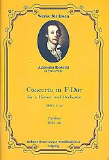 Antonio (Franz Anton Rössler) Rosetti Notenblätter Konzert F-Dur RWVC61