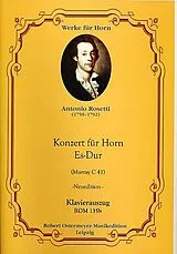 Antonio (Franz Anton Rössler) Rosetti Notenblätter Konzert Es-Dur RWVC41 für Horn und Orchester