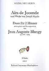 Jean Auguste Blangy Notenblätter Suite Nr.2 für 2 Hörner