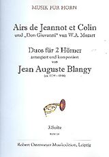 Jean Auguste Blangy Notenblätter Suite Nr.3 für 2 Hörner