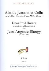 Auguste Blangy Notenblätter Airs de Jeannot et Colin für 2 Hörner