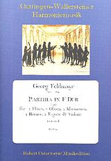 Johann Georg Feldmayr Notenblätter Parthia in F-Dur für 2 Flöten, 2 Oboen